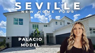 PORT ST LUCIE FL  Luxury New Pool Home Tour Palacio Model in Seville by Mattamy Homes [upl. by Irrak]