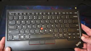 Thinkpad Trackpoint Keyboard II overview vs Thinkpad USB keyboard [upl. by Zeeba]