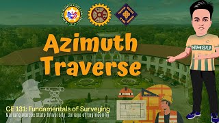 Azimuth Traverse  Traversing and Traverse Computations  Fundamentals of Surveying [upl. by Beedon]