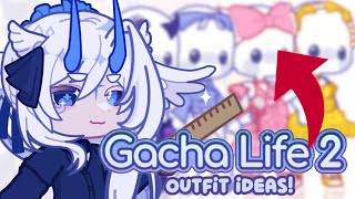 Gacha Life 2 OUTFIT IDEAS ‼️ [upl. by Hayotal551]