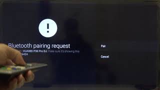 How to Connect Sharp Smart TV with Smartphone or Tablet using Bluetooth [upl. by Ahseket]