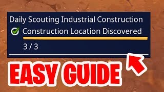 Daily Scouting Industrial Construction  Discover Industrial Construction sites Fortnite STW [upl. by Sulienroc]