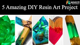 5 MOST Amazing DIY Ideas from Epoxy RESIN SIMPLE Tutorial  Resin Art  Part 2 [upl. by Jo-Ann]