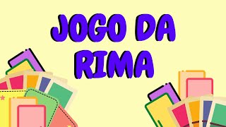 APRENDENDO A RIMAR  JOGO DA RIMA [upl. by Heinrike]