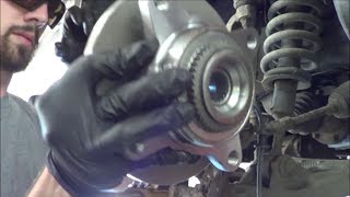 How to replace F150 Front Wheel Bearing  2006 4wd [upl. by Nesyrb]