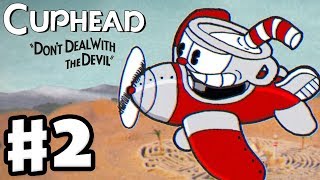 Cuphead  Gameplay Walkthrough Part 2  Dont Deal with the Devil World 2 Bosses PC [upl. by Han]