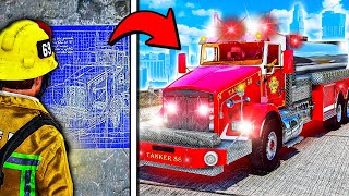 Building a TANKER Fire Truck in GTA 5 [upl. by Elyrrad]