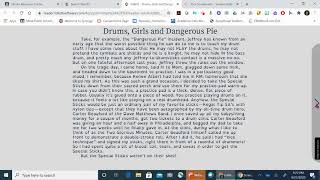 Drums Girls and Dangerous Pie [upl. by Hanschen]