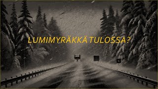 Myrskyennuste 2021112024 lumimyräkkä iskee Suomeen [upl. by Gnilyam278]