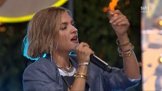 Tove Styrke  Sway Live quotAllsång På Skansenquot 2018 [upl. by Dnomyad]