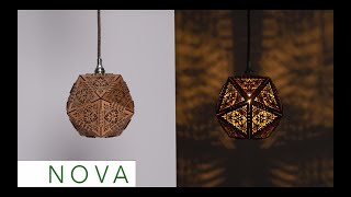 Nova S Pendelleuchte DIYTutorial  Lumpa Wood And Light Design [upl. by Ecinaj210]