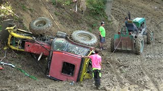 Tractor Crash  Traktoriáda Zděchov 2020 [upl. by Anitsirk115]