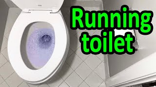 Running toilet how to fix [upl. by Goodman]