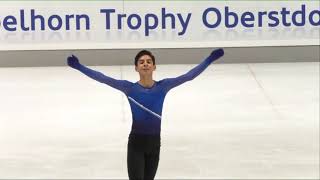 Donovan Carrillo MEX  2017 Nebelhorn Trophy FS [upl. by Itsuj]