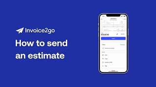 How to send an estimate [upl. by Blanche]
