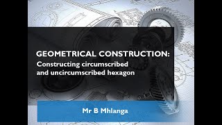 Constructing a hexagon circumscribed amp uncircumscribed hexagon [upl. by Hpeosj]