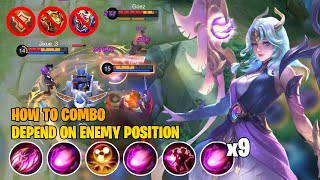 Tutorial Combo Lunox Lengkap untuk Pemula Sesuai Kondisi dan Posisi Musuh  Tutorial Lunox MLBB [upl. by Alodee]