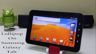 Install Android 502 Lollipop On Samsung Galaxy Tab [upl. by Mathew78]