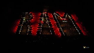 Shri Ram Bhagwan Homecoming Tesla Light Show [upl. by Aicnelev]