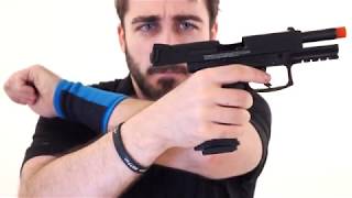 HK VP9 Elite Force Gas Gun Review [upl. by Annia]