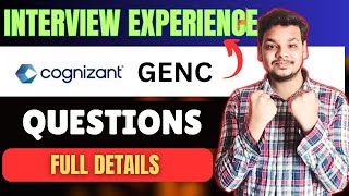 Cognizant GenC Interview Experience  Latest Cognizant GenC Pro Interview Questions 2025 [upl. by Eurydice]