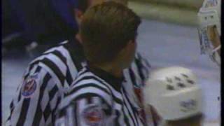 Kerry Fraser doesnt call Wayne Gretzkys high stick original CBC feed [upl. by Seigler]