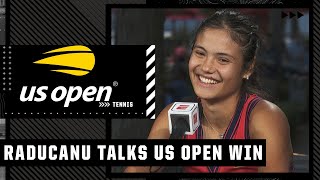 Emma Raducanu discusses winning the 2021 US Open [upl. by Tara]