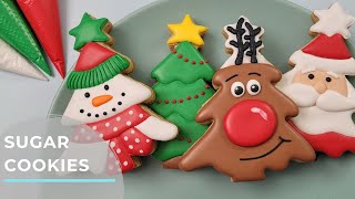 EASY Christmas Cookies  Step by Step Tutorial [upl. by Holihs]