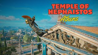 Exploring the TEMPLE OF HEPHAISTOS while FIGHTING FOR MY LIFE in Assassins Creed Odyssey [upl. by Anivlac201]