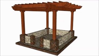 Free pergola plans [upl. by Schroeder]