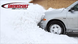 SNOWSPORT® HD Utility Plow  Move snow from the comfort of your truck [upl. by Antoinetta]