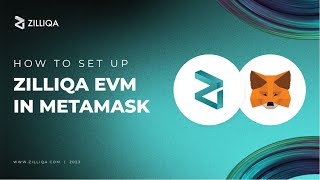 How to connect MetaMask to the Zilliqa EVM network [upl. by Warthman462]