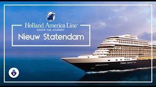 Holland America Line Nieuw Statendam  Cruise Ship Tour Review [upl. by Filippo]