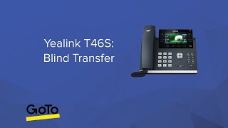 Yealink T46S Blind Transfer [upl. by Isman540]