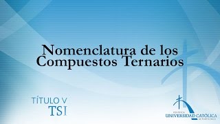 Nomenclatura de los Compuestos Ternarios [upl. by Yelnikcm]