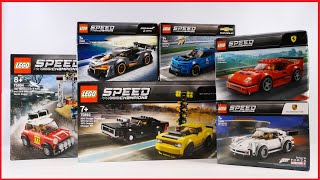 LEGO SPEED CHAMPIONS 2019 SETS COLLECTIONCOMPILATION [upl. by Aronel491]