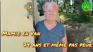 VanTour A 74 ans elle vit dans son van mamienomade campingcar vanlife campingcarlife [upl. by Treboh]