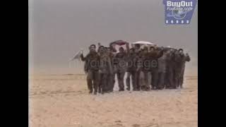 Iraqis Surrender Gulf War Operation Desert Storm 1991 [upl. by Thordia]