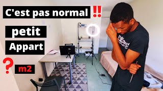 LOGEMENT ÉTUDIANT  ROOM TOUR  PETIT STUDIO DE 20 m2 mais ça fait laffaire [upl. by Ennovaj]