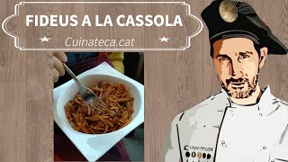 FIDEUS a la Cassola amb costella de porc Recepta de cuina fàcilReceptes de cuina [upl. by Jazmin556]