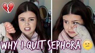 THE TRUTH ABOUT WORKING AT SEPHORA  My Experience [upl. by Ardnuahc297]