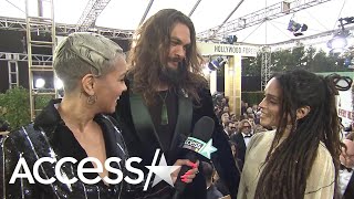 Jason Momoa Calls Lisa Bonet My Love During Interview [upl. by Cherilyn]