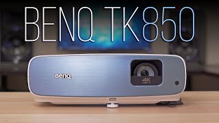 BenQ TK850 Review  A Great Living Room 4K Projector [upl. by Ettener812]