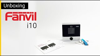 Fanvil i10 SIP Intercom Unboxing [upl. by Collins]