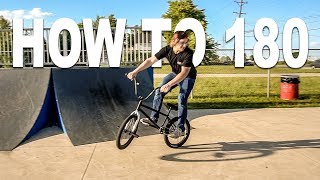 HOW TO 180 BMX  The easiest way for beginners [upl. by Lamond]