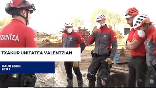 ERTZAINTZA  Txakur Unitatearen lana Valentzian pertsonak aurkitzeko Gaur Egun ETB 1 [upl. by Ibbie]