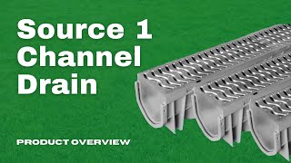 Source 1 Drainage Channel Drain Product Overview  DIY Drainage Solutions [upl. by Ruhtra]