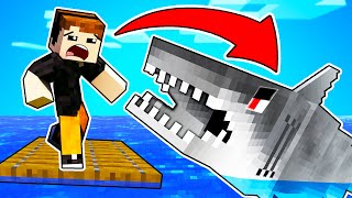 PERDIDO EN EL MAR 😅🤣  Minecraft Raft [upl. by Nwahsav]