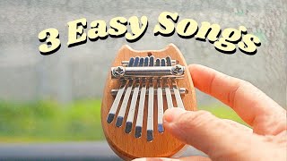 8 Key Kalimba Easy Beginner Songs Tutorial [upl. by Annyahs]