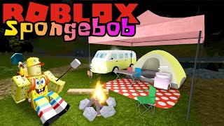 SPONGEBOB CAMPING SERUU DI PINGGIR DANAU 🏕️🎣  Roblox Spongebob Indonesia [upl. by Susanne]